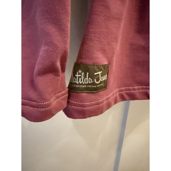 Matilda Jane Girls Secret Fields Amethyst Willow Jacket Coat Purple Maroon Sz 10 - Picture 5 of 6